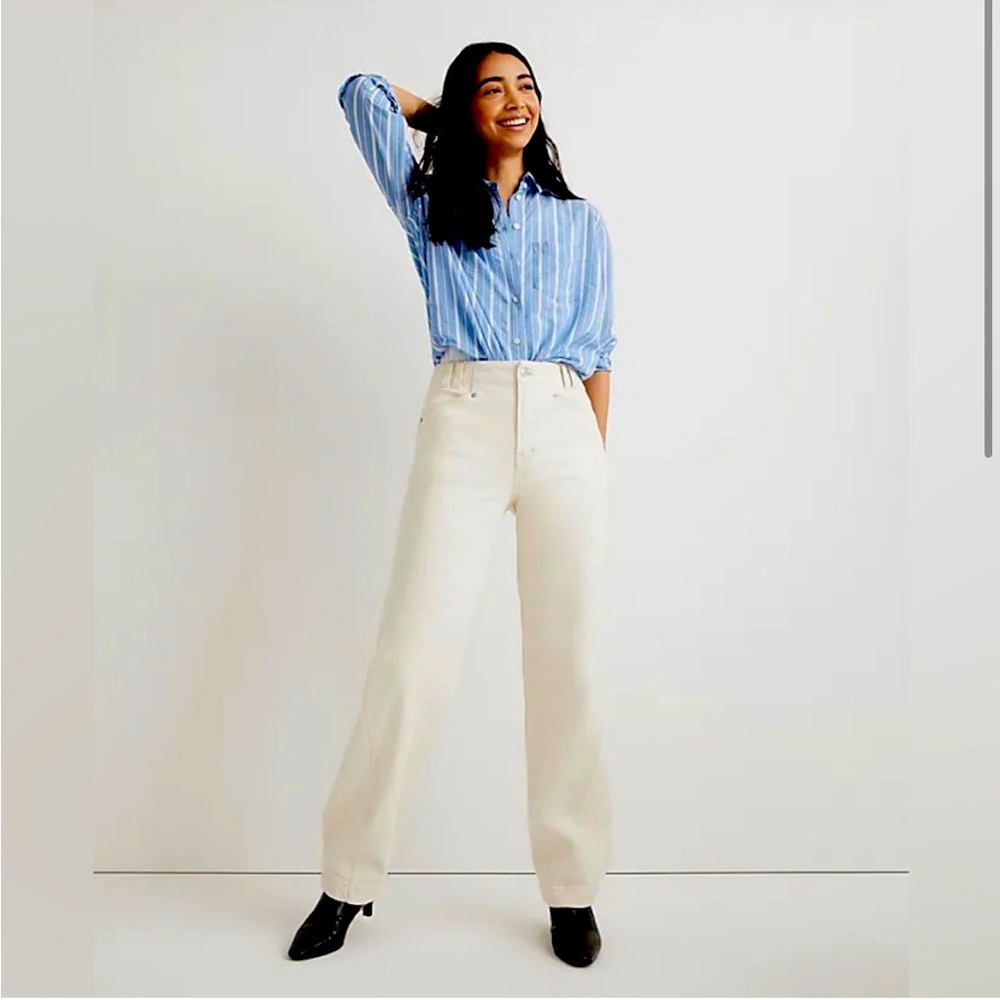 Madewell Perfect Vintage Wide Leg Jeans Sz 28